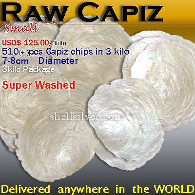 Capiz RawS Delivered anywhere in the world